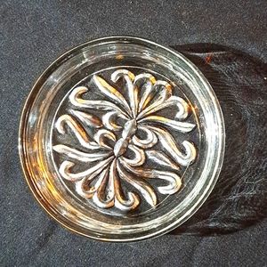 F.b. Roger's antique crystal coaster